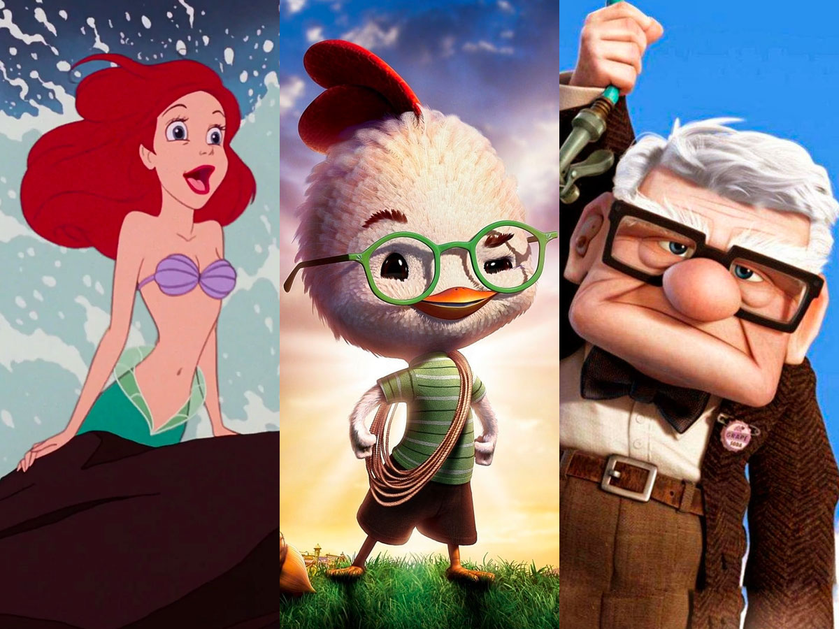 You got: Ariel, Chicken Little, and Carl! Which Three Disney Characters Are You a Combo Of?