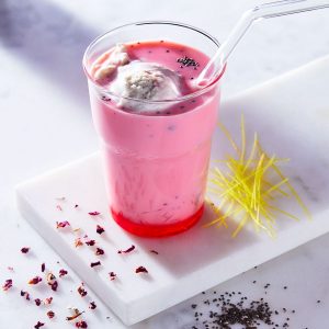 Grab Some Food at This All-Day Buffet to Find Out What People Secretly Dislike About You Falooda (rose syrup, milk, sweet noodles and basil seeds)