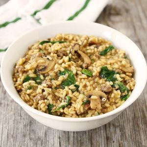 Eat Massive Meal To Know What Career You're Born For Quiz Mushroom risotto