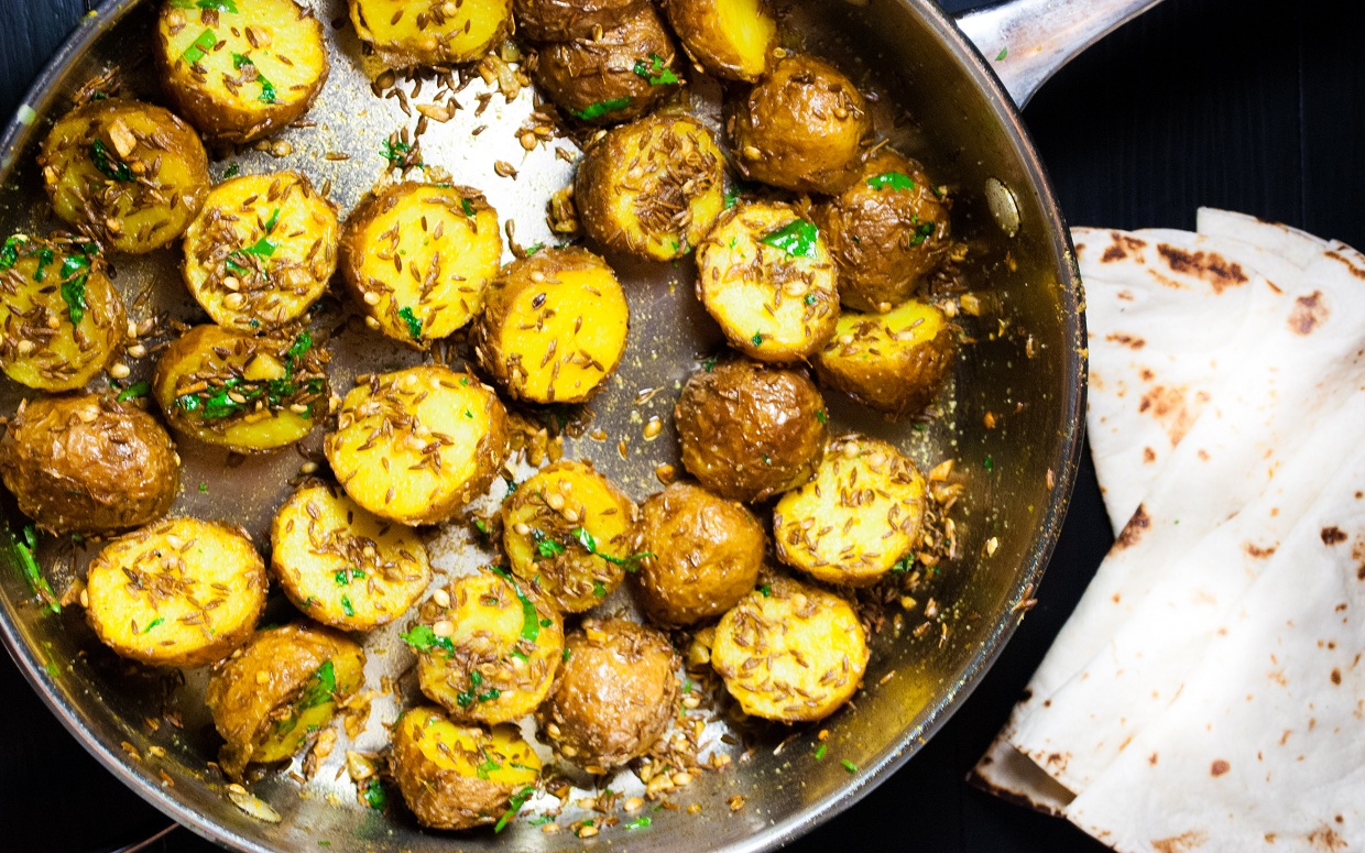 Your Indian Food Preferences Will Determine What Color Empowers You jeera aloo1