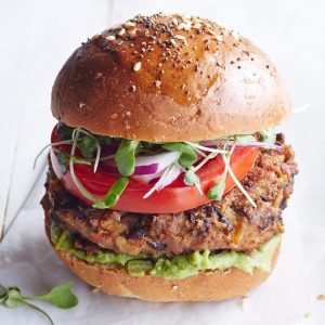 Host a Magical Dinner Party and We’ll Tell You What Makes You Unique Black bean burger