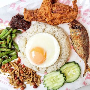 Fruity Foods Guess My Age Quiz Nasi lemak (Malaysian coconut milk rice)