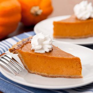 Fall-colored Food Quiz Pumpkin pie