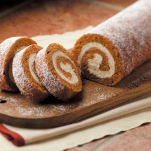 What Fall Food Are You? Pumpkin Swiss cake roll
