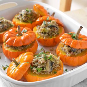 What Fall Food Are You? Savory stuffed pumpkin