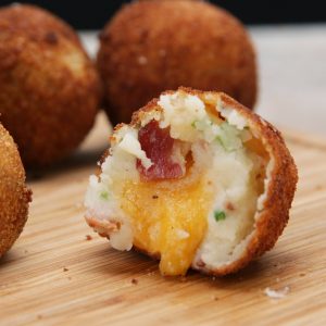 Can We Guess Your Age by Your Taste in Appetizers? Cheesy mashed potato balls