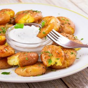 Can We Guess Your Age by Your Taste in Appetizers? Garlic-butter smashed potatoes