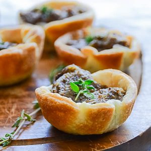 Can We Guess Your Age by Your Taste in Appetizers? Mushroom tartlets