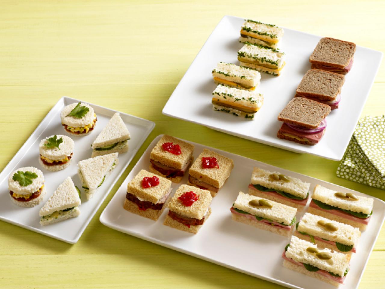 Can We Guess Your Age by Your Taste in Appetizers? finger sandwiches