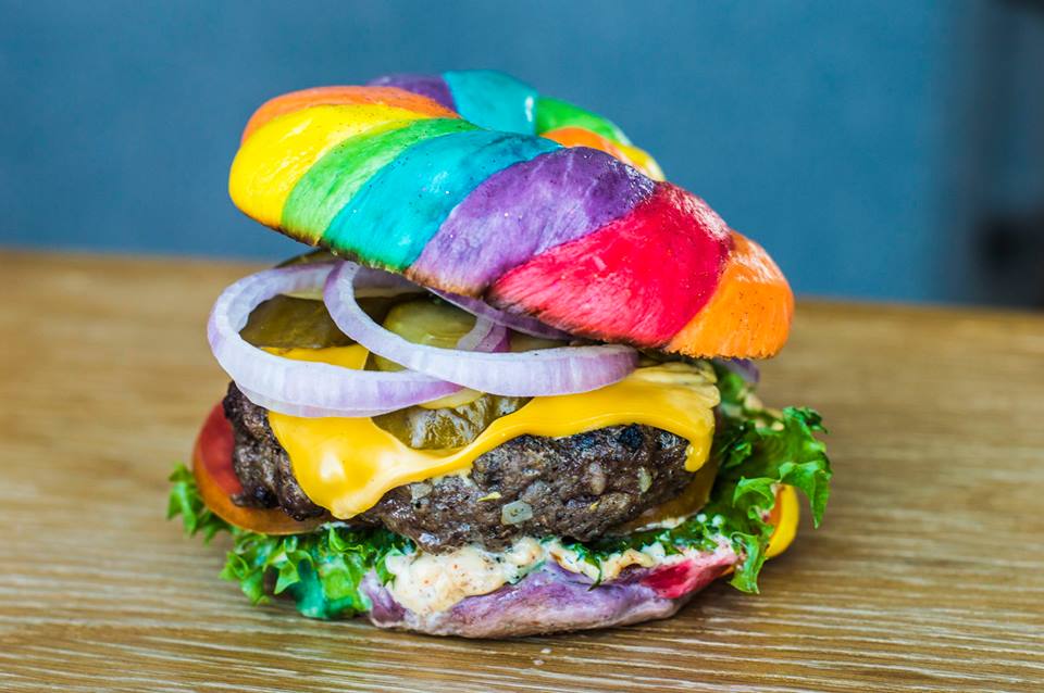 🍔 Make a Burger and We’ll Know If You’re an Introvert or Extrovert Rainbow Burger Bun