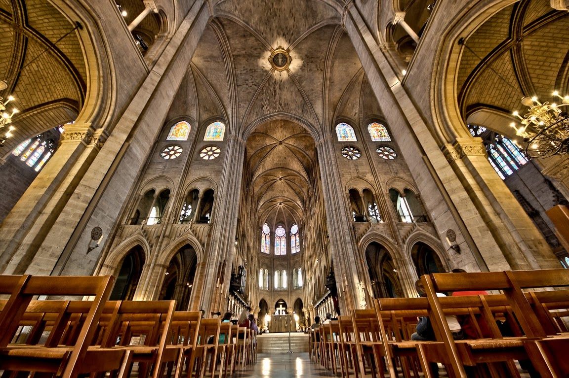 Can You Spend a Weekend in Paris With Just $500? Cathédrale Notre Dame de Paris interior