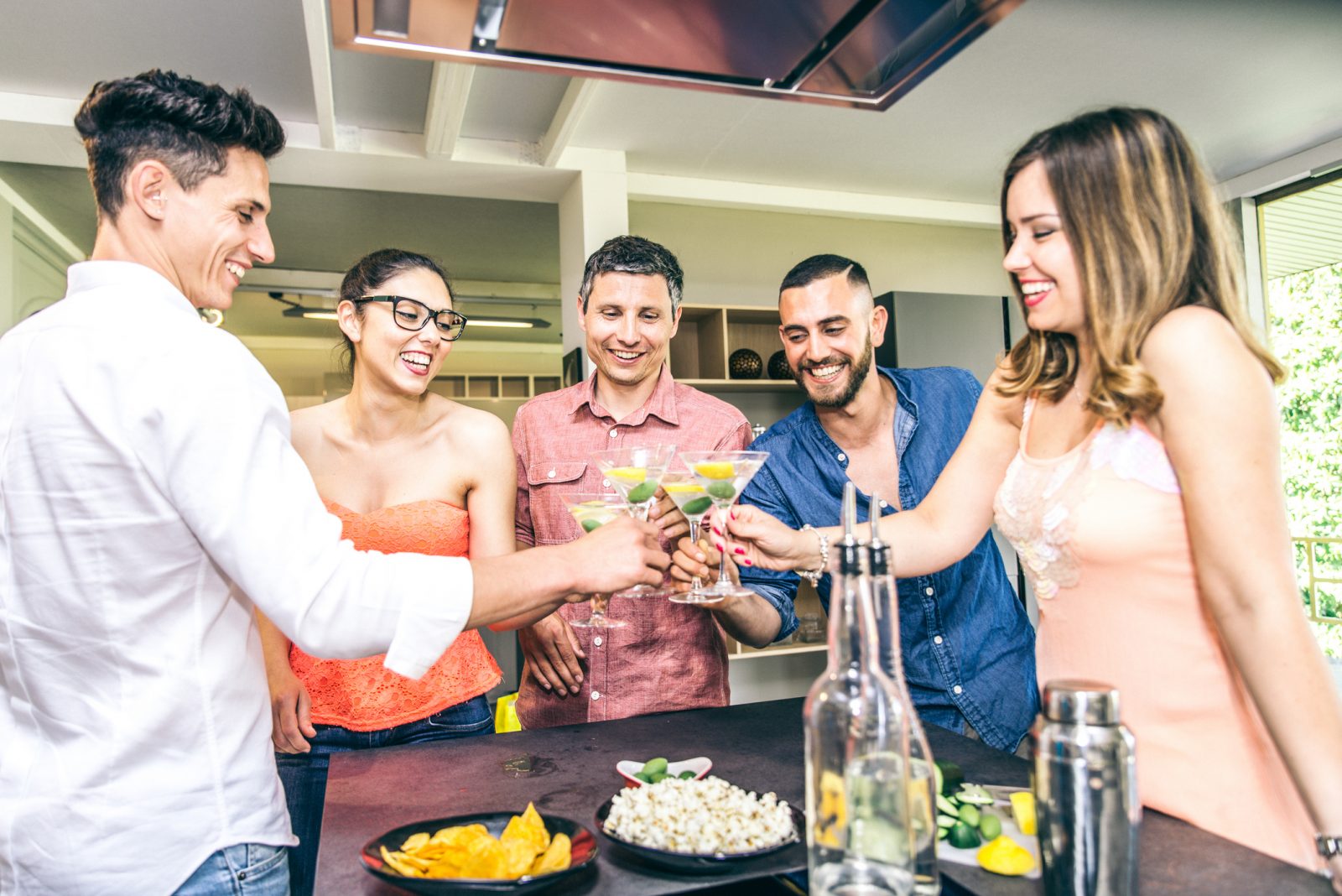 Throw a Party to Know What People Hate Most About You Quiz Friends partying at home