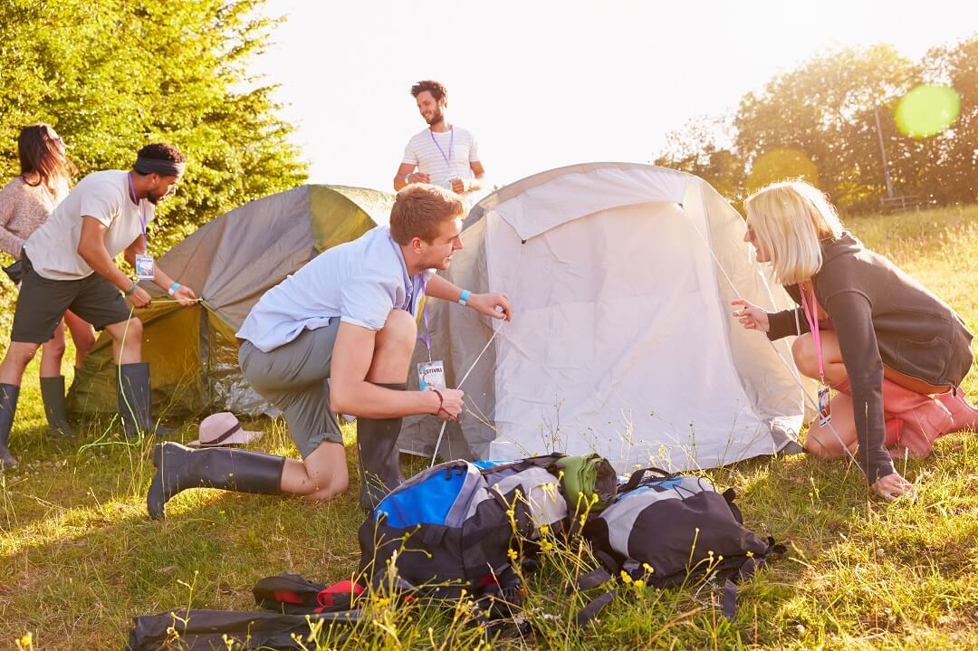 Can We Guess Your Age Based on the Life Skills You Have? pitching a tent