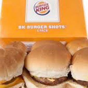 What Fast Food Item Are You? Quiz Burger King Burger Shots