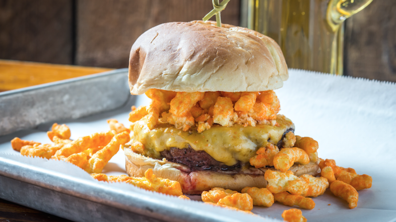 🍔 Build a Gross Burger and We’ll Reveal What You Should Be for Halloween This Year Cheetos on burger