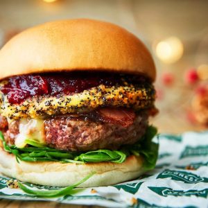 Which Christmas Character Are You? Quiz Cranberry sauce on burger