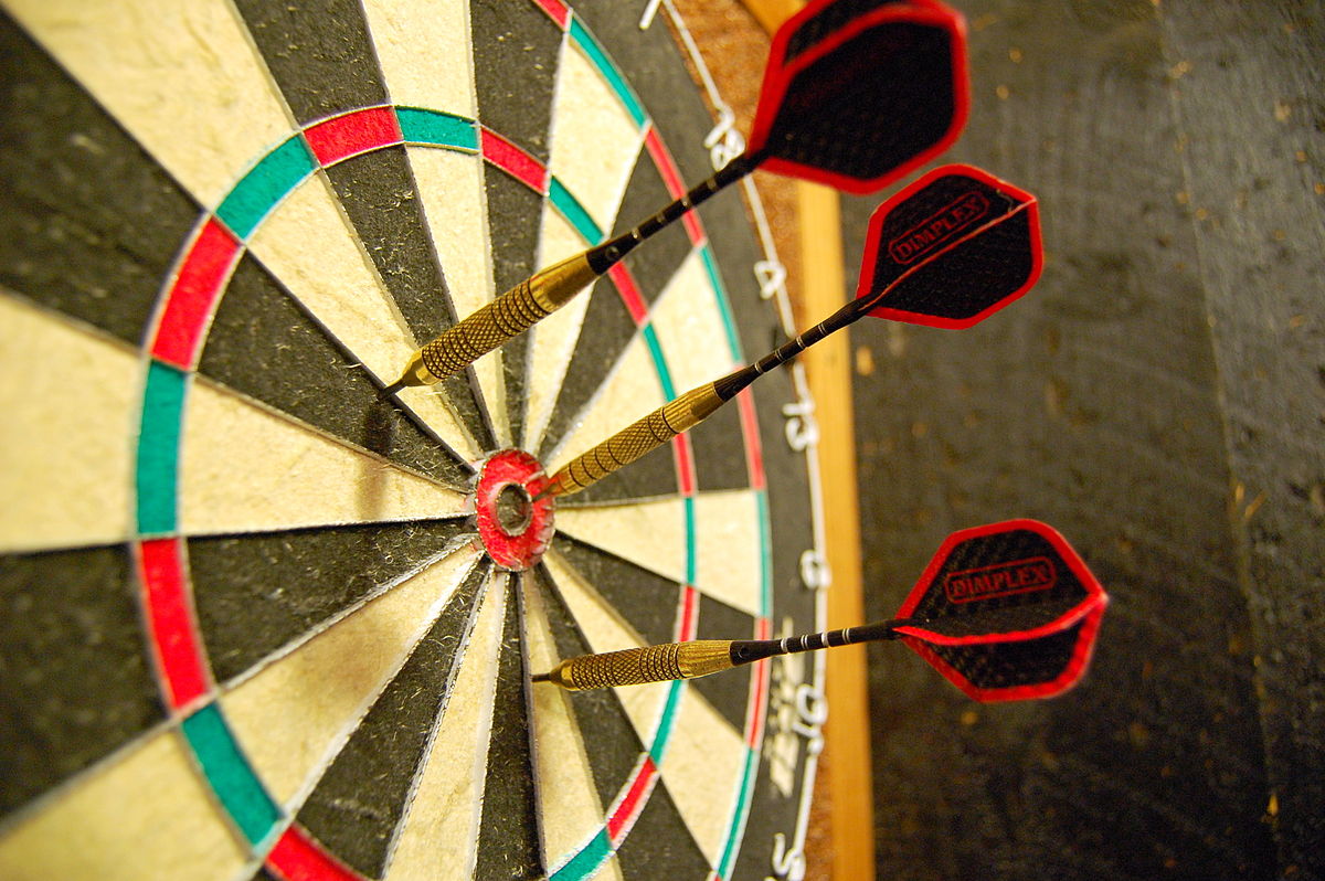 How Close to 20/20 Can You Get on This General Knowledge Test? dartboard