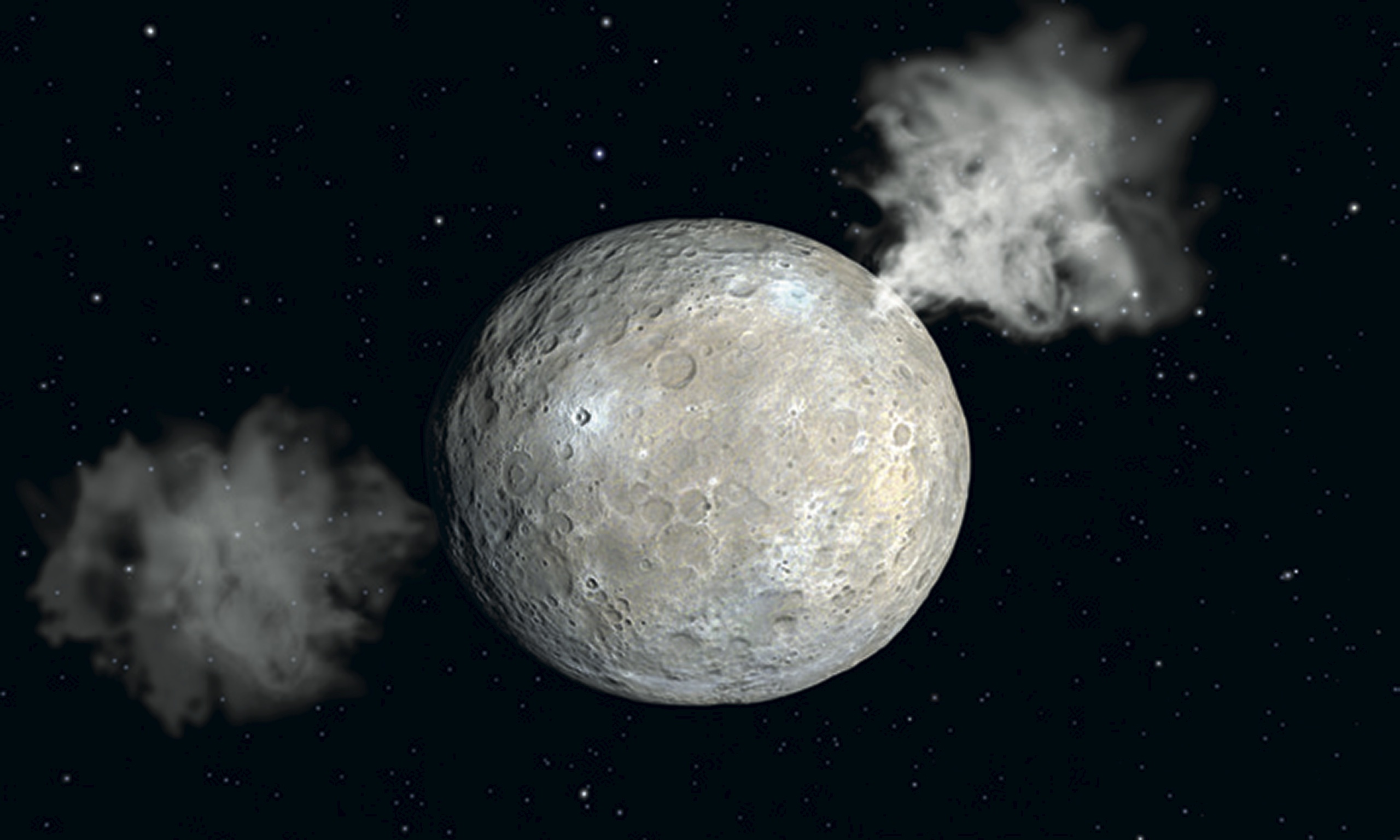 How Close to 20/20 Can You Get on This General Knowledge Test? Asteroid Ceres with twin jets of steam