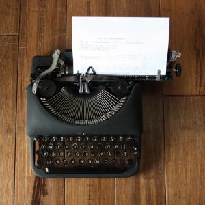 What Aesthetic Am I? A vintage typewriter
