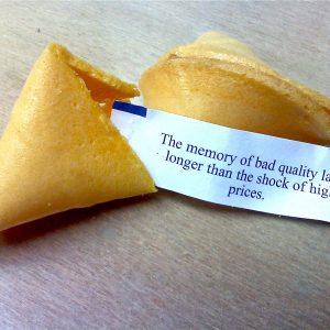 Polarizing Food Afterlife Quiz Fortune cookie