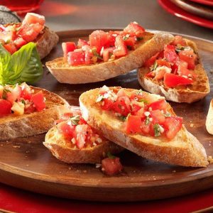 Did You Know I Can Tell How Adventurous You Are Purely by the Assorted International Foods You Choose? Bruschetta