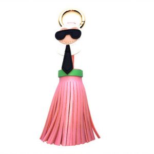 Put Together All-Pink Outfit & I'll Give You New Hairst… Quiz Pink Tassel Bag Charm