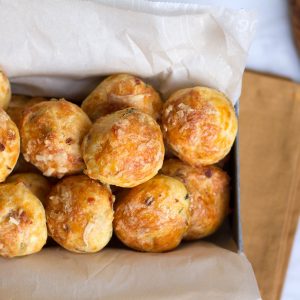 New Year's Eve Dinner Quiz Cheese puffs