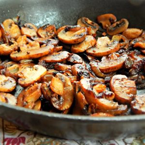 Fall-colored Food Quiz Mushrooms