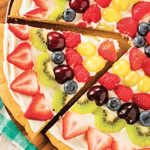 International Desserts Quiz Fruit pizza