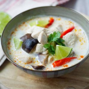 Can We Guess Your Age and Dream Job Based on What Thai Food You Order? Chicken coconut soup