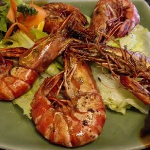 Can We Guess Your Age and Dream Job Based on What Thai Food You Order? Grilled prawns