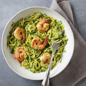 Eat Some Italian Food and We’ll Tell You Which Mediterranean City to Visit Creamy pesto shrimp