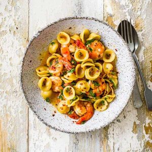 Eat Some Italian Food and We’ll Tell You Which Mediterranean City to Visit Prawn orecchiette