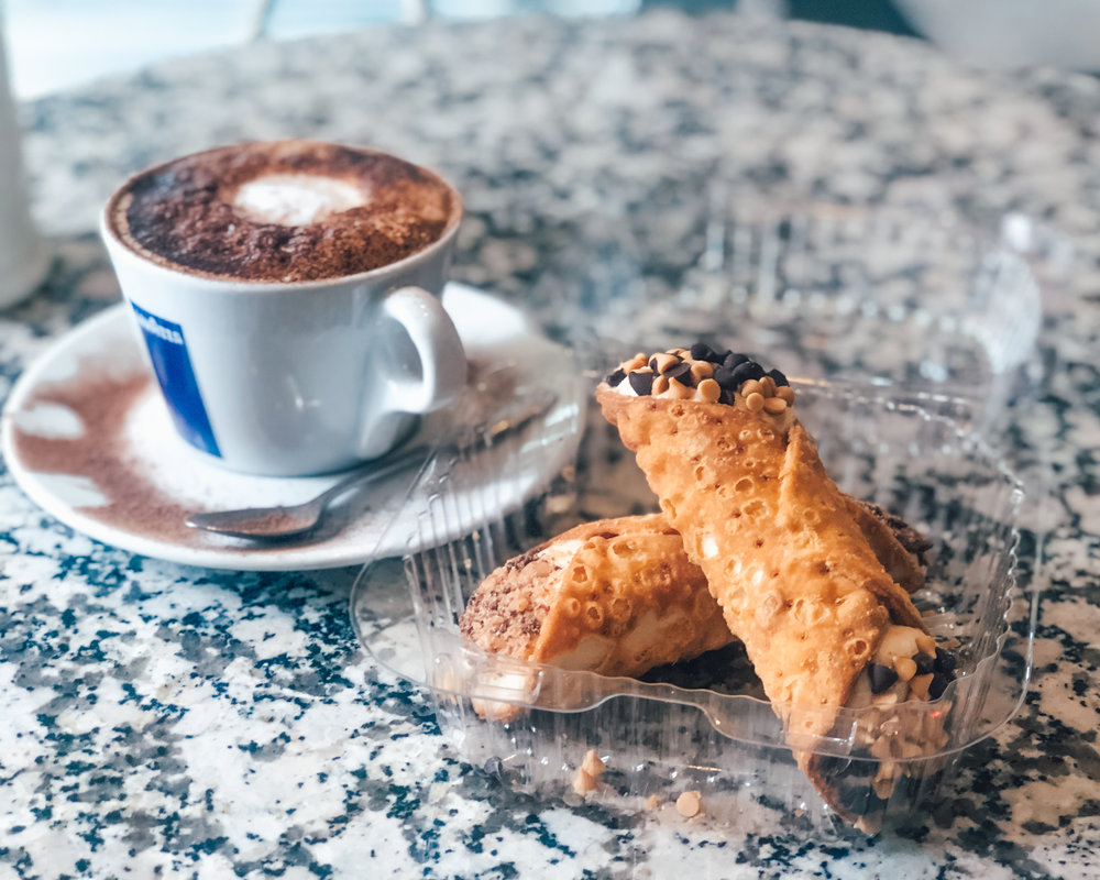 Eat Some Italian Food and We’ll Tell You Which Mediterranean City to Visit 14 Cannoli with coffee