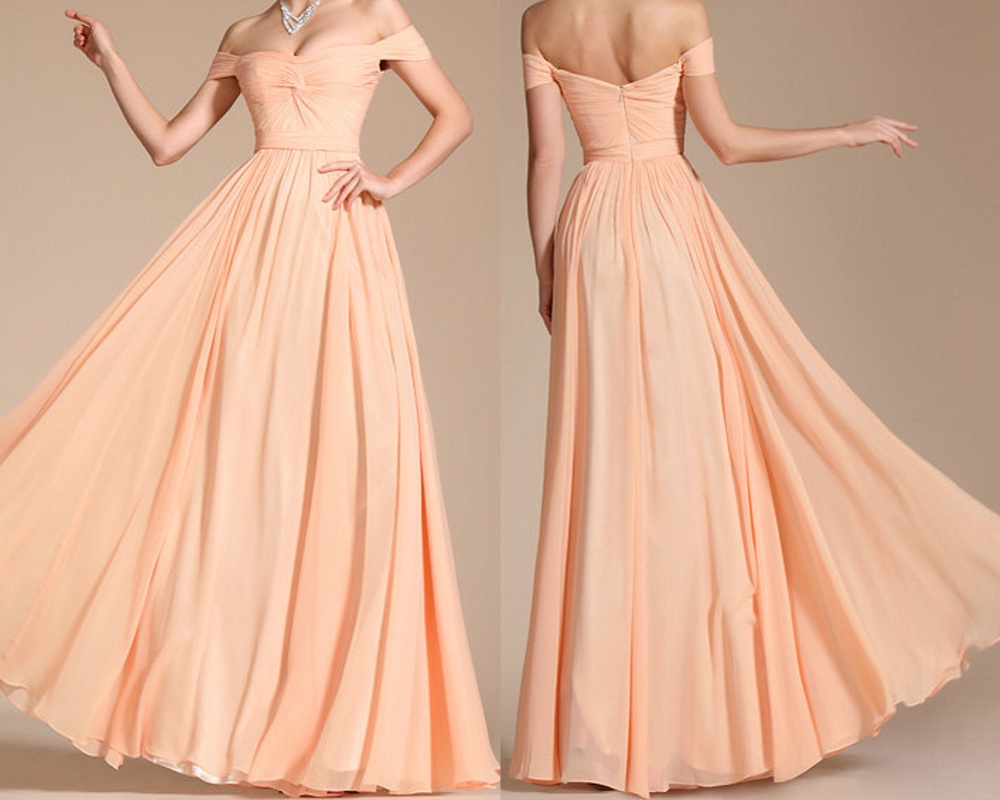 Choose a Rainbow of Prom Dresses and We’ll Guess Your Generation and Zodiac Sign orange prom dress