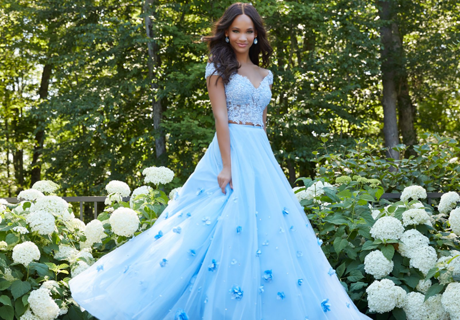 Choose a Rainbow of Prom Dresses and We’ll Guess Your Generation and Zodiac Sign blue prom dress11