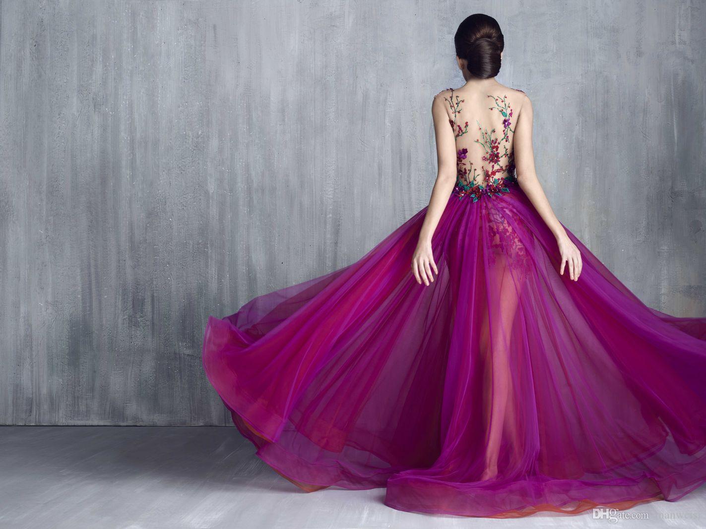 Choose a Rainbow of Prom Dresses and We’ll Guess Your Generation and Zodiac Sign purple prom dress