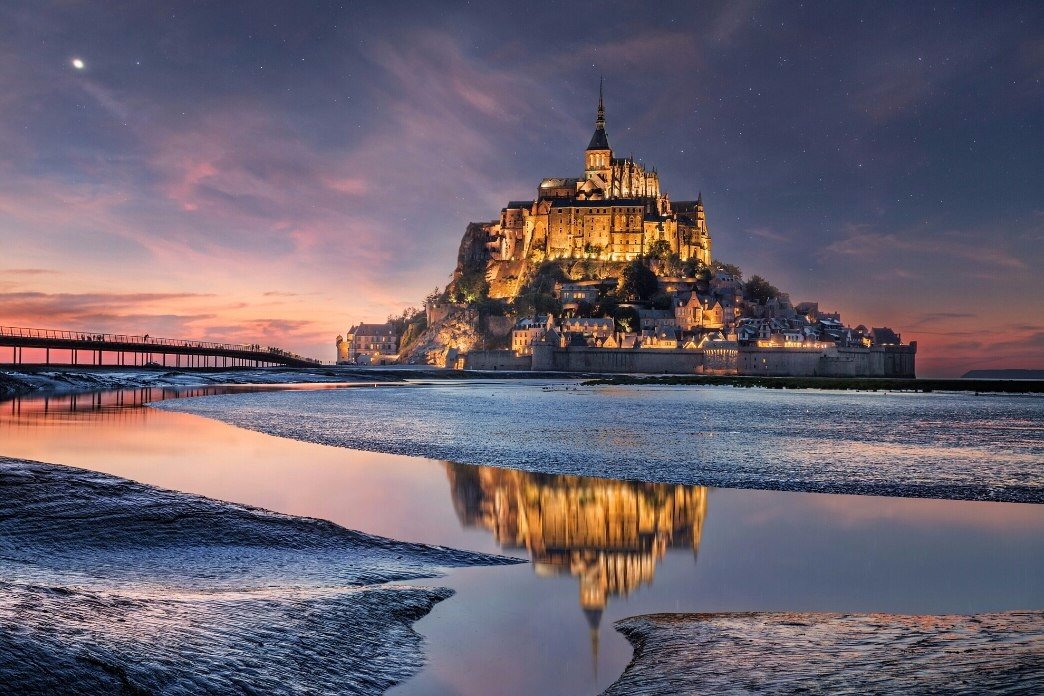 Landmarks Quiz Mont-Saint-Michel, Normandy, France