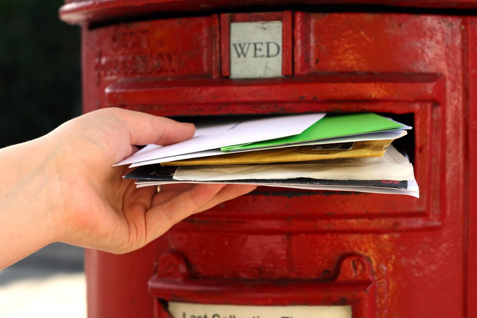Which British Food Are You? sending mail british post box