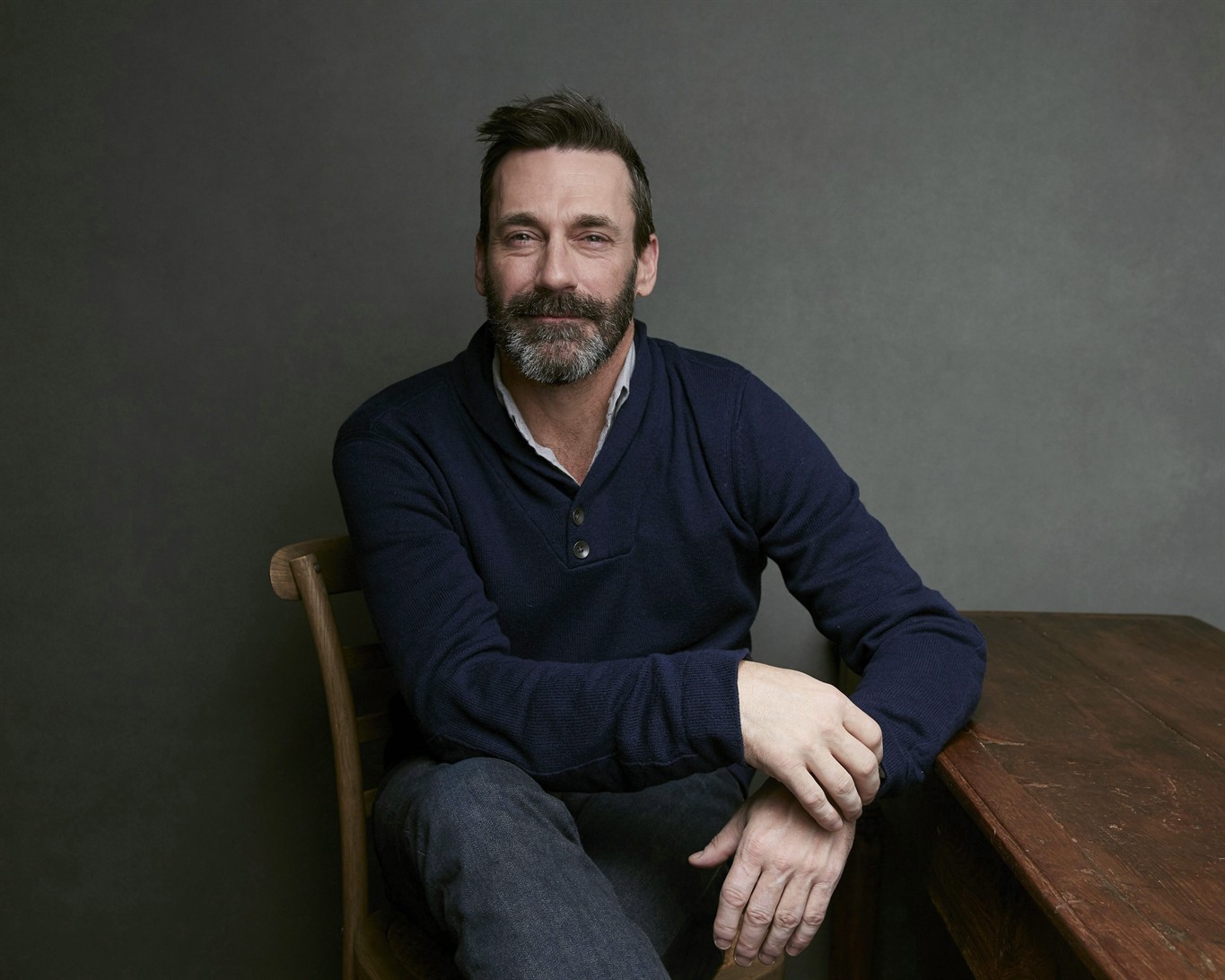 You got: Jon Hamm! Which Male Celeb Over the Age of 40 Do You Belong With?