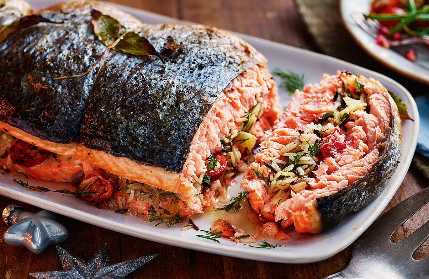 What Will Your Next Boyfriend Be Like? Make Some Tough Food Choices to Find Out Stuffed salmon 