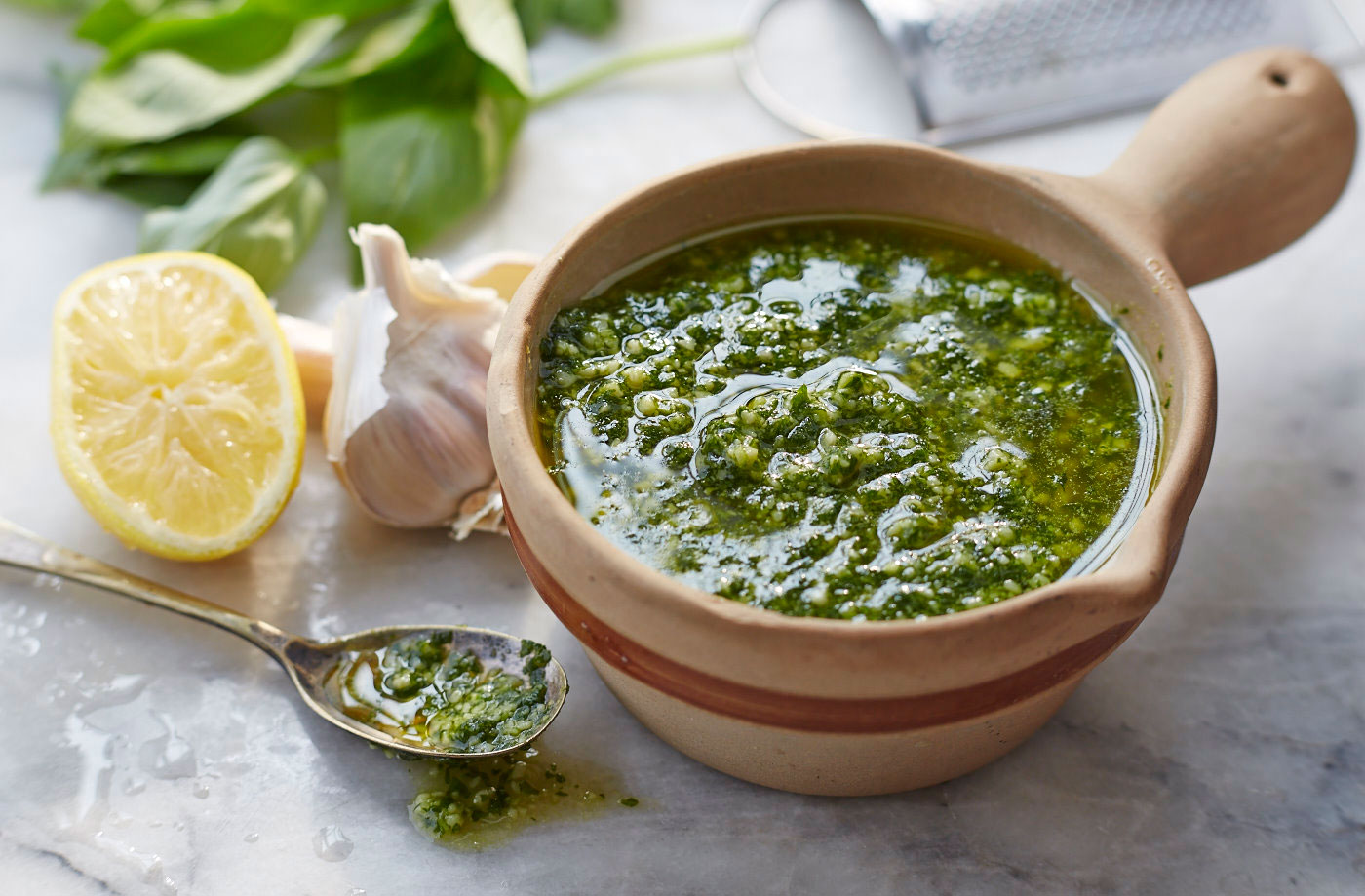 Do You Actually Store Your Sauces and Condiments in the Right Places? pesto