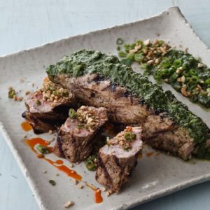 What Fruit Am I? Coconut-marinated pork tenderloin