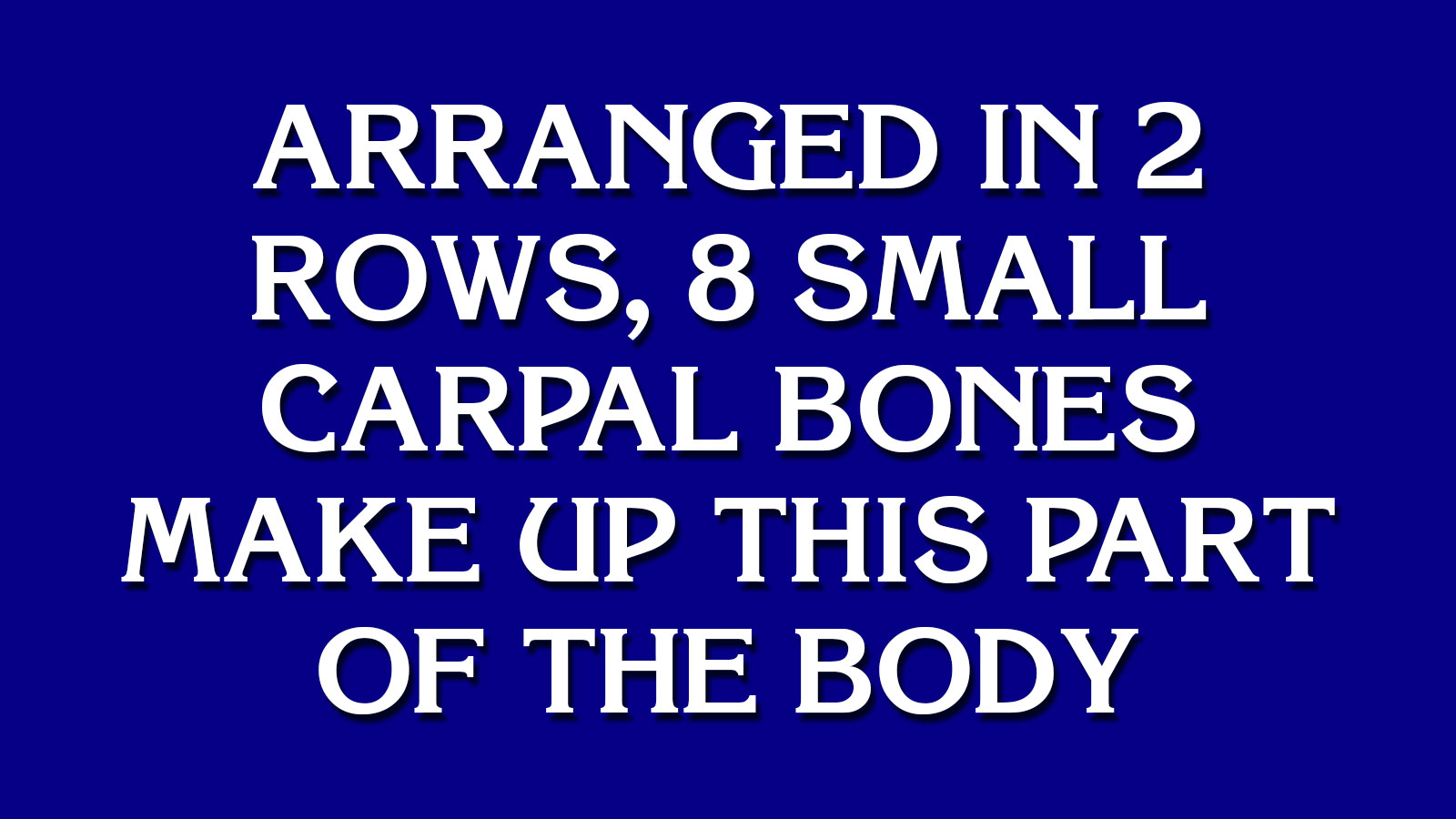 Can You Go on “Jeopardy!”? 112