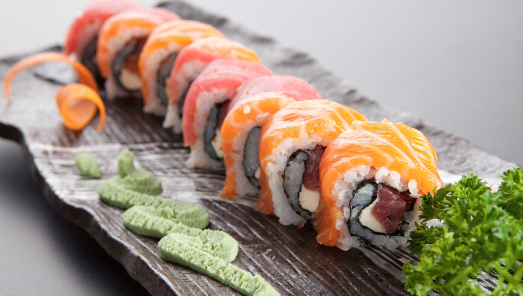We Know Your Exact Age Based on How You Rate These Polarizing Foods Salmon sushi