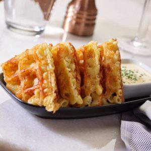 Pretend to Order an Expensive Brunch and We’ll Reveal Whether You’re More Millionaire or Billionaire Material Mac and cheese waffle