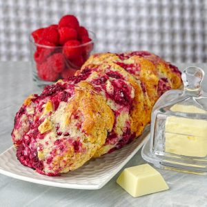 Pretend to Order an Expensive Brunch and We’ll Reveal Whether You’re More Millionaire or Billionaire Material White chocolate raspberry scones