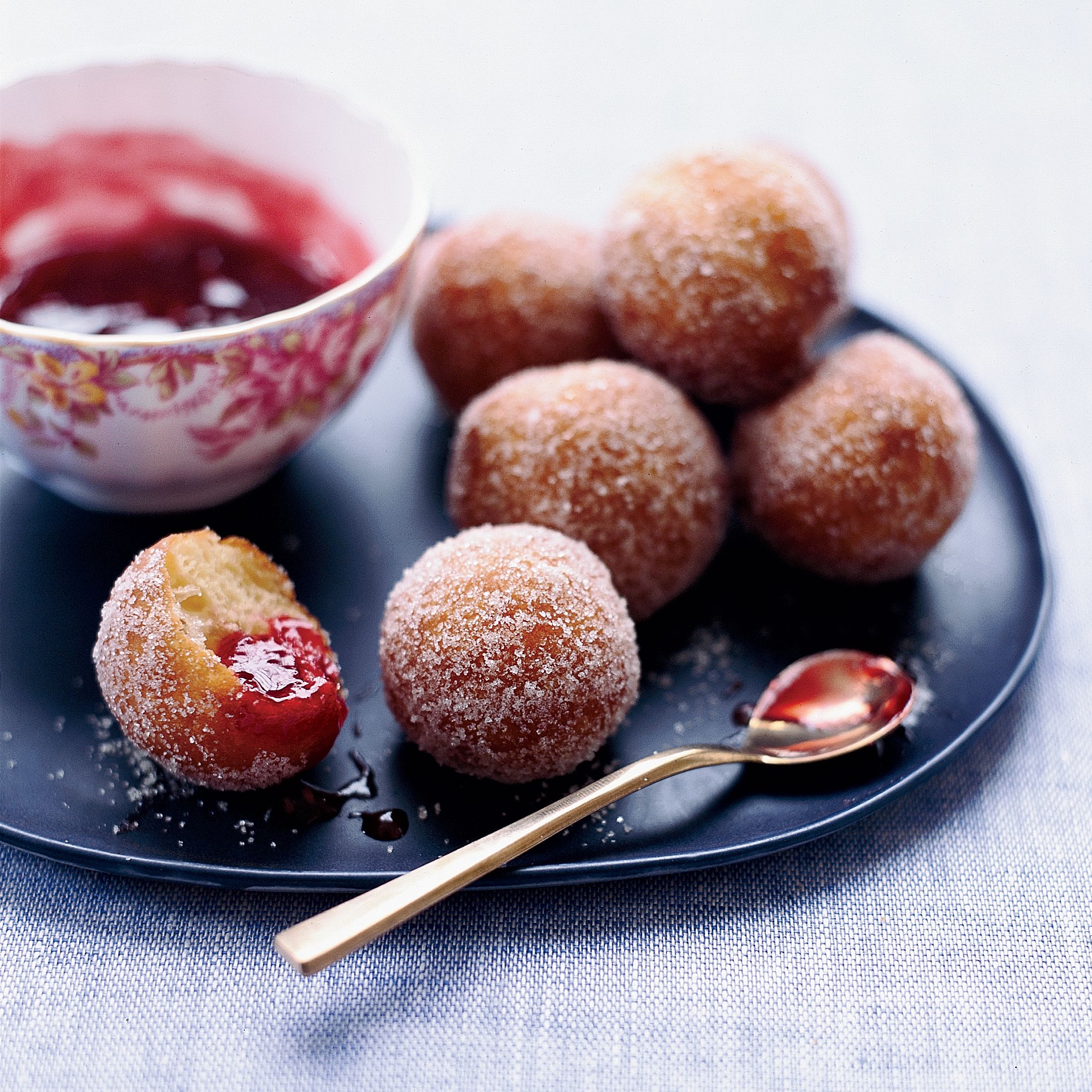 Wanna Know What Job You Are Made For? Pick Some Foods from A to Z to Find Out Donut holes with raspberry jam
