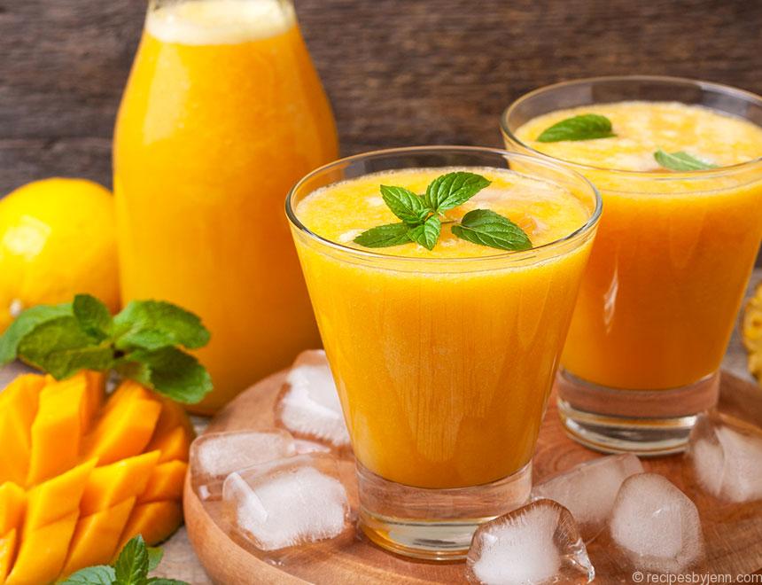Pick Foods to Know If You Eat Like Old or Young Person Quiz Pineapple mango juice