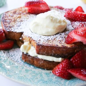 Pretend to Order an Expensive Brunch and We’ll Reveal Whether You’re More Millionaire or Billionaire Material Lemon cream cheese stuffed French toast